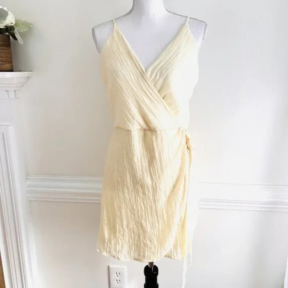 Altar’d State Cream Super Soft Lightweight Side Tie Sundress ~ Size Large